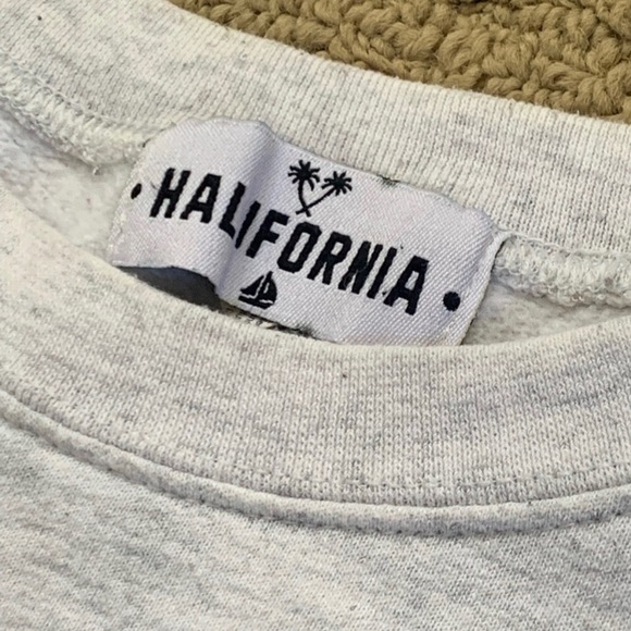 Light Grey Halifornia Apparel Sweatshirt - Picture 6 of 6